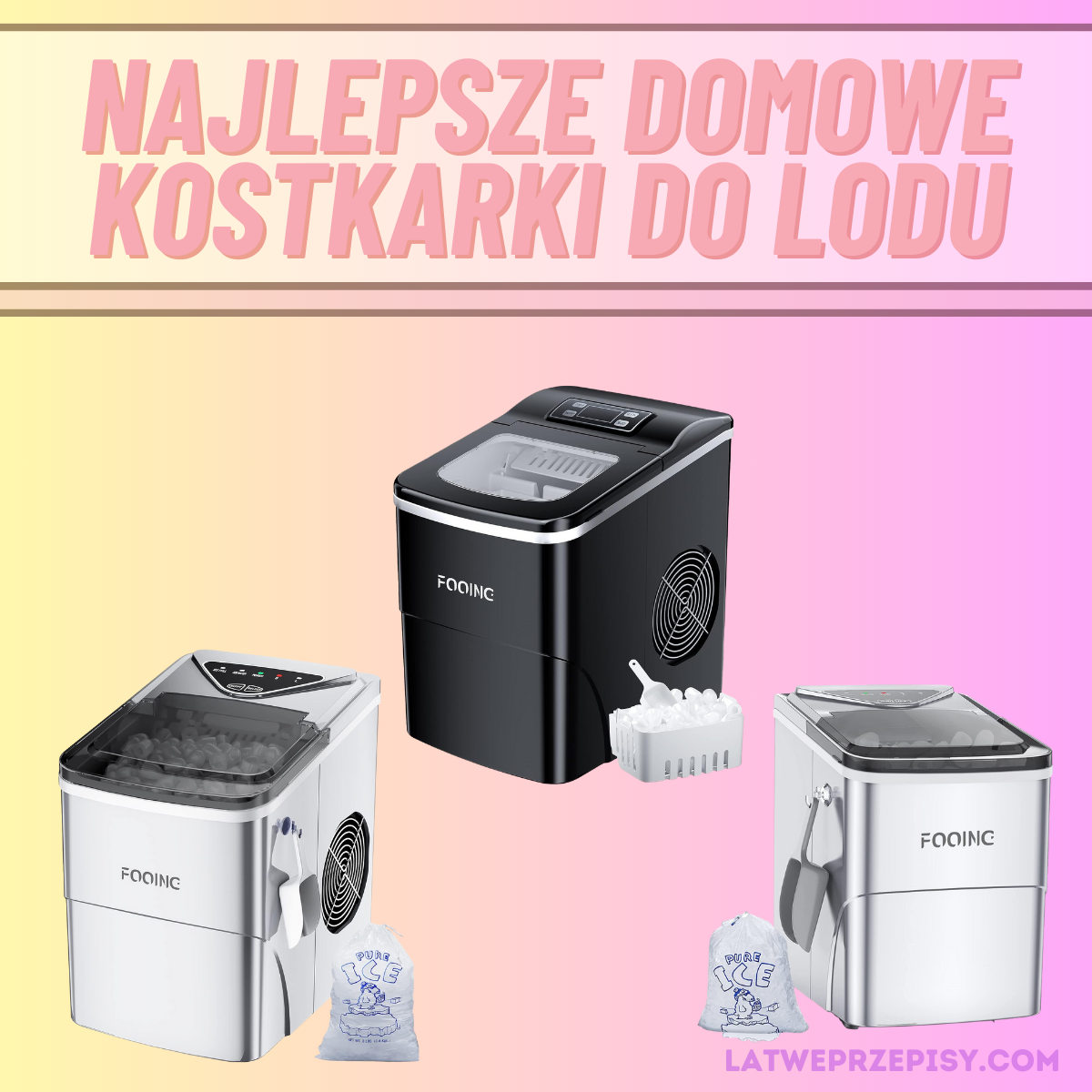 Najlepsze domowe kostkarki do lodu ranking