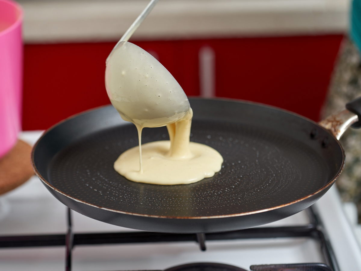 Nalesniki Memories: Reliving Grandma's Authentic Polish Crepes 3 Making polish crepes naleśniki